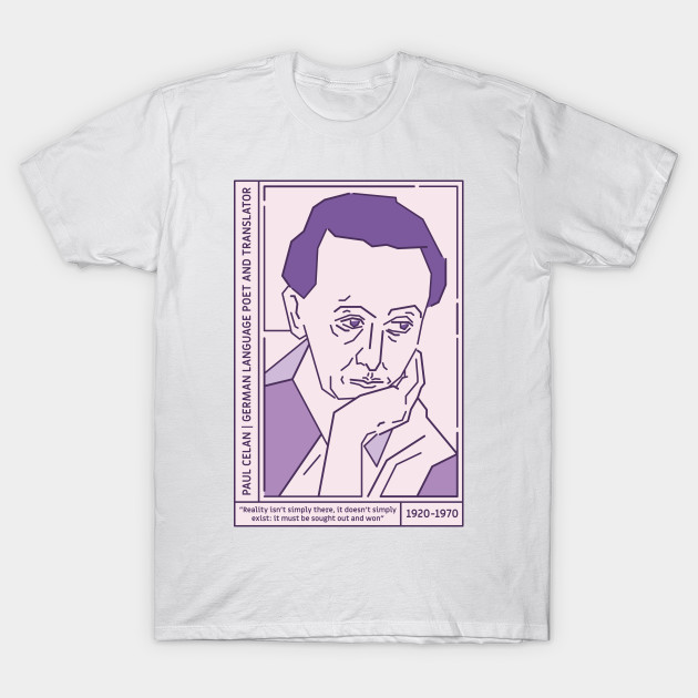 Paul Celan Literary Giant T-Shirt-TOZ